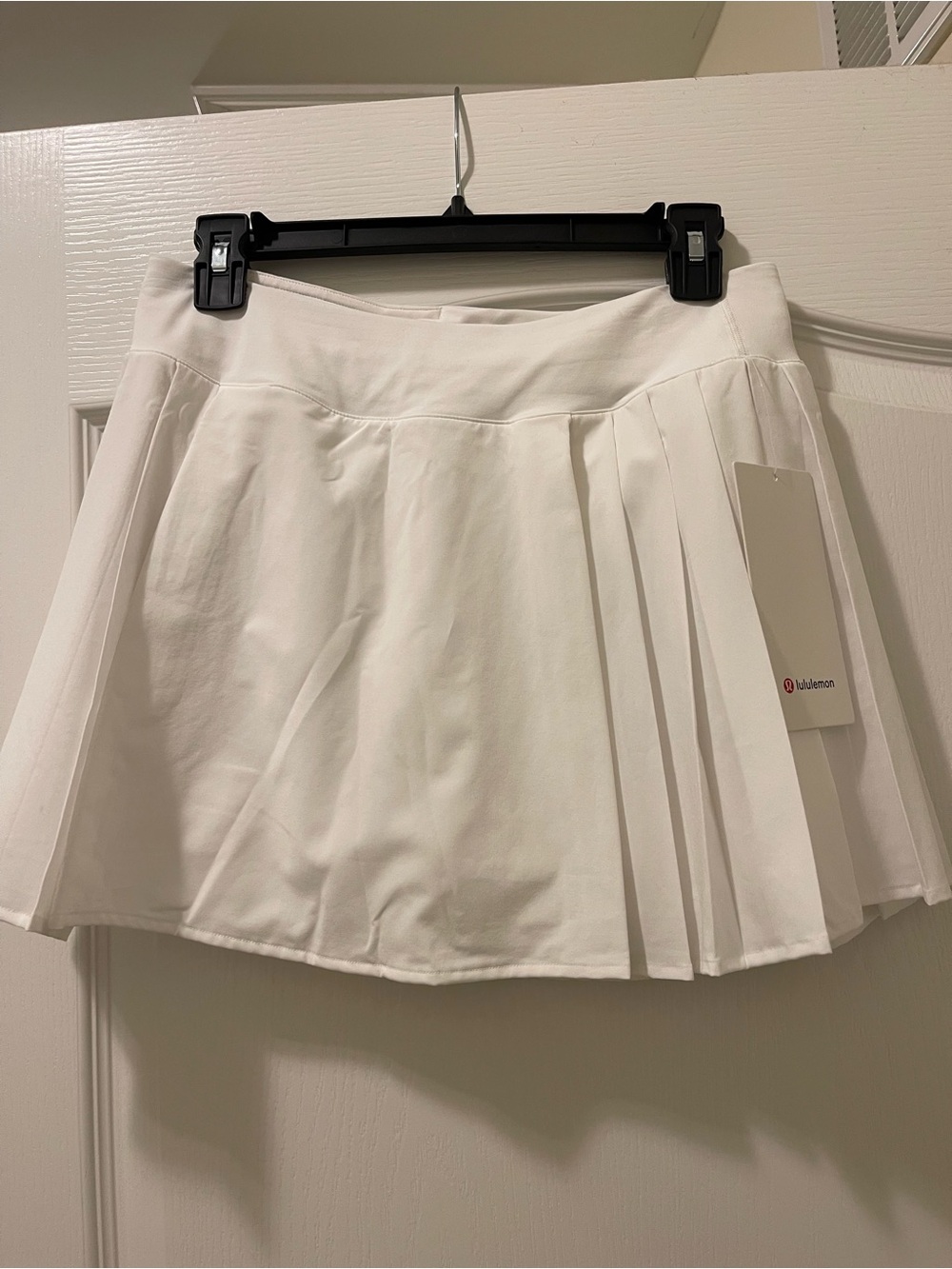 lululemon athletica White Pleated Active Tennis Skort